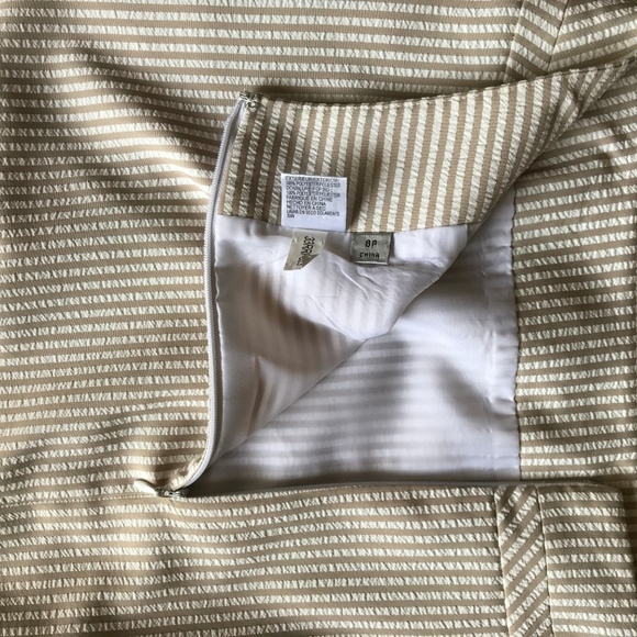 Tahari Seer Sucker Pencil Skirt 8 Petite - Picture 7 of 8